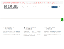 Tablet Screenshot of mequil.com.br
